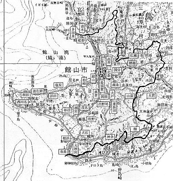 館山市全図