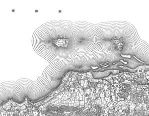 資料4.第一軍管地方迅速測図「柏崎浦」明治16年（1883年）測量